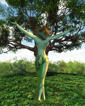 22505625-illustration-of-a-dryad-or-tree-nymph-with-her-tree-3d-digitally-rendered-illustration.jpg